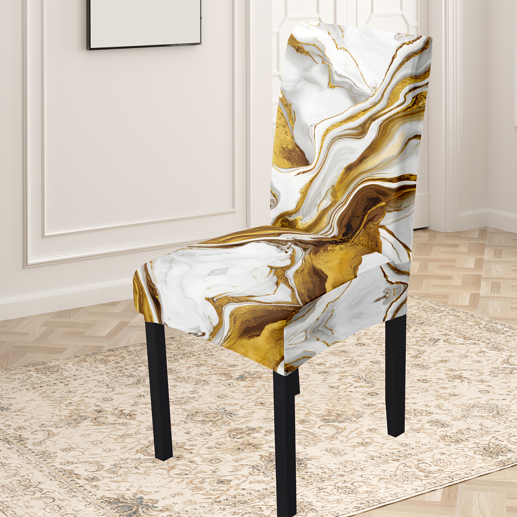 ; 4pcs/6pcs Printed Chair Covers, , Suitable For And Restaurant Decoration; , - And -,
; 4pcs/6pcs Printed Chair Covers, , Suitable For And Restaurant Decoration; , - And -,
