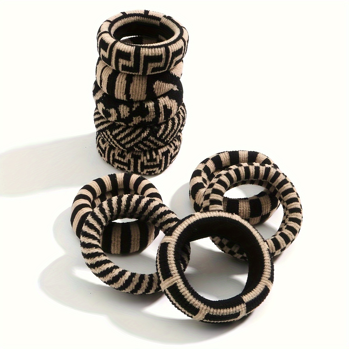 10-pack Boho Leopard Print Seamless Hair Ties - Thick, Comfortable Elastic Ponytail Holders For Women & Girls Boho Hair Accessories Boho Hair Accessories For Women
10-pack Boho Leopard Print Seamless Hair Ties - Thick, Comfortable Elastic Ponytail Holders For Women & Girls Boho Hair Accessories Boho Hair Accessories For Women