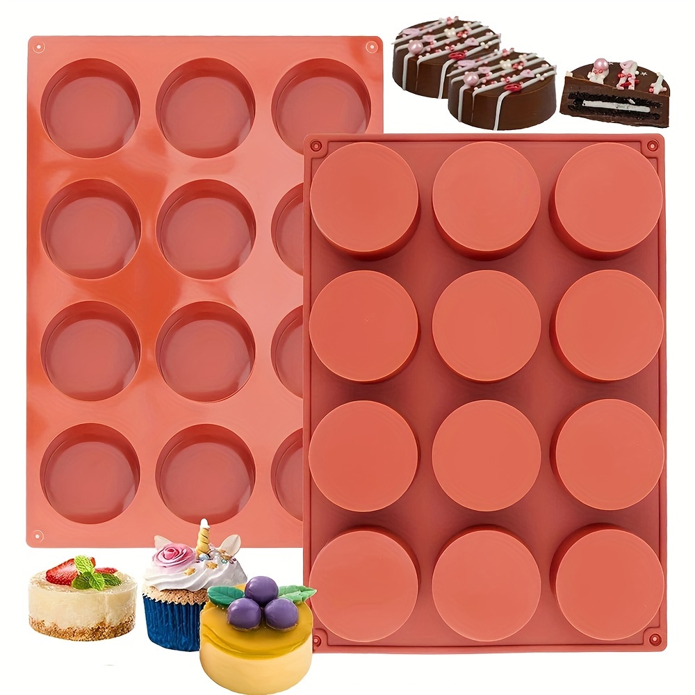 1pc, Silicone Baking Mold - Chocolate Cake Pan Baking Mold, Chocolate Ice Cream Cheesecake Mold Baking Supplies Kitchen Accessories
1pc, Silicone Baking Mold - Chocolate Cake Pan Baking Mold, Chocolate Ice Cream Cheesecake Mold Baking Supplies Kitchen Accessories