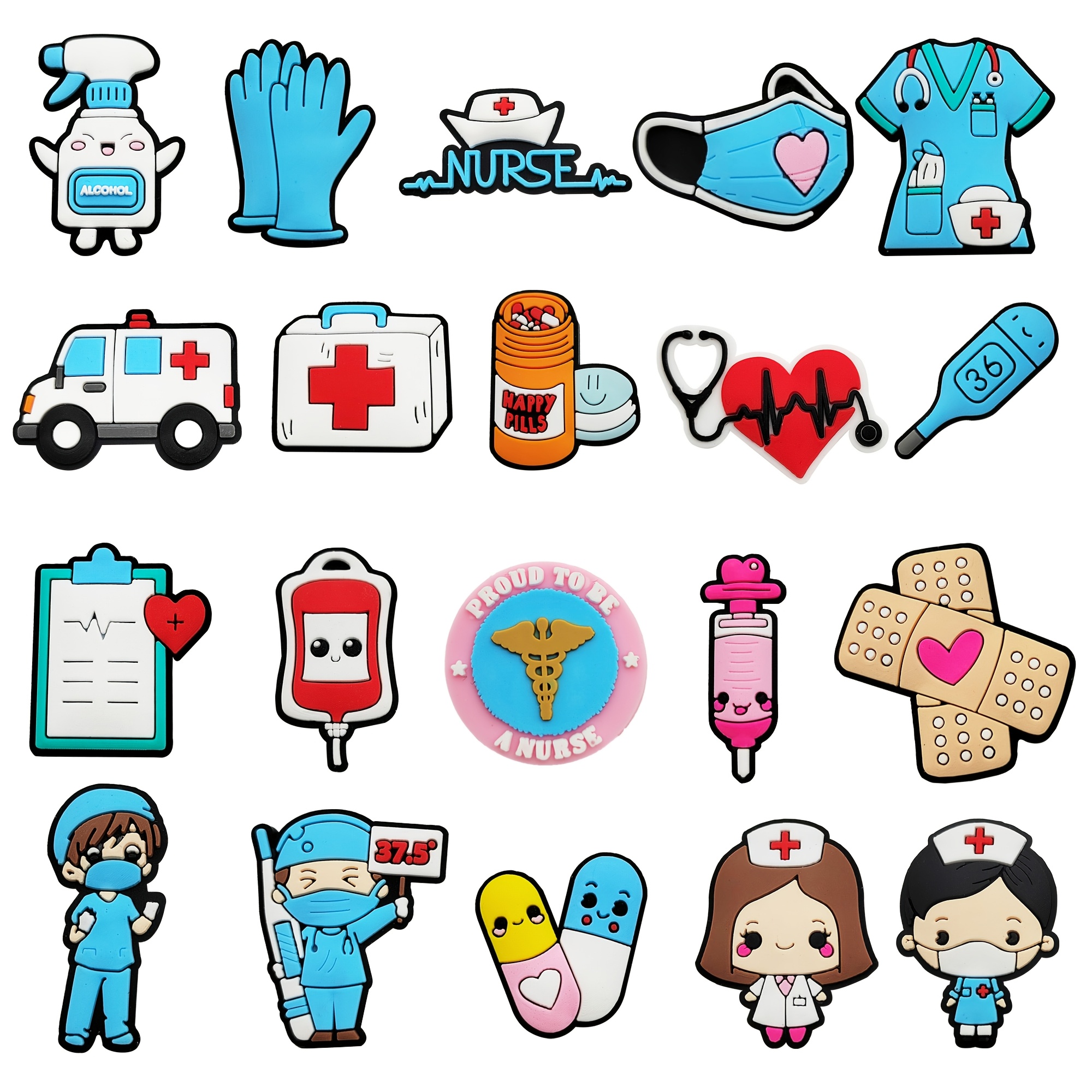 9pcs Cartoon Nurse Pvc Shoe Charms, Removable Diy Shoe Accessories, Mixed Color, Christmas Gift Jewelry Decor
9pcs Cartoon Nurse Pvc Shoe Charms, Removable Diy Shoe Accessories, Mixed Color, Christmas Gift Jewelry Decor