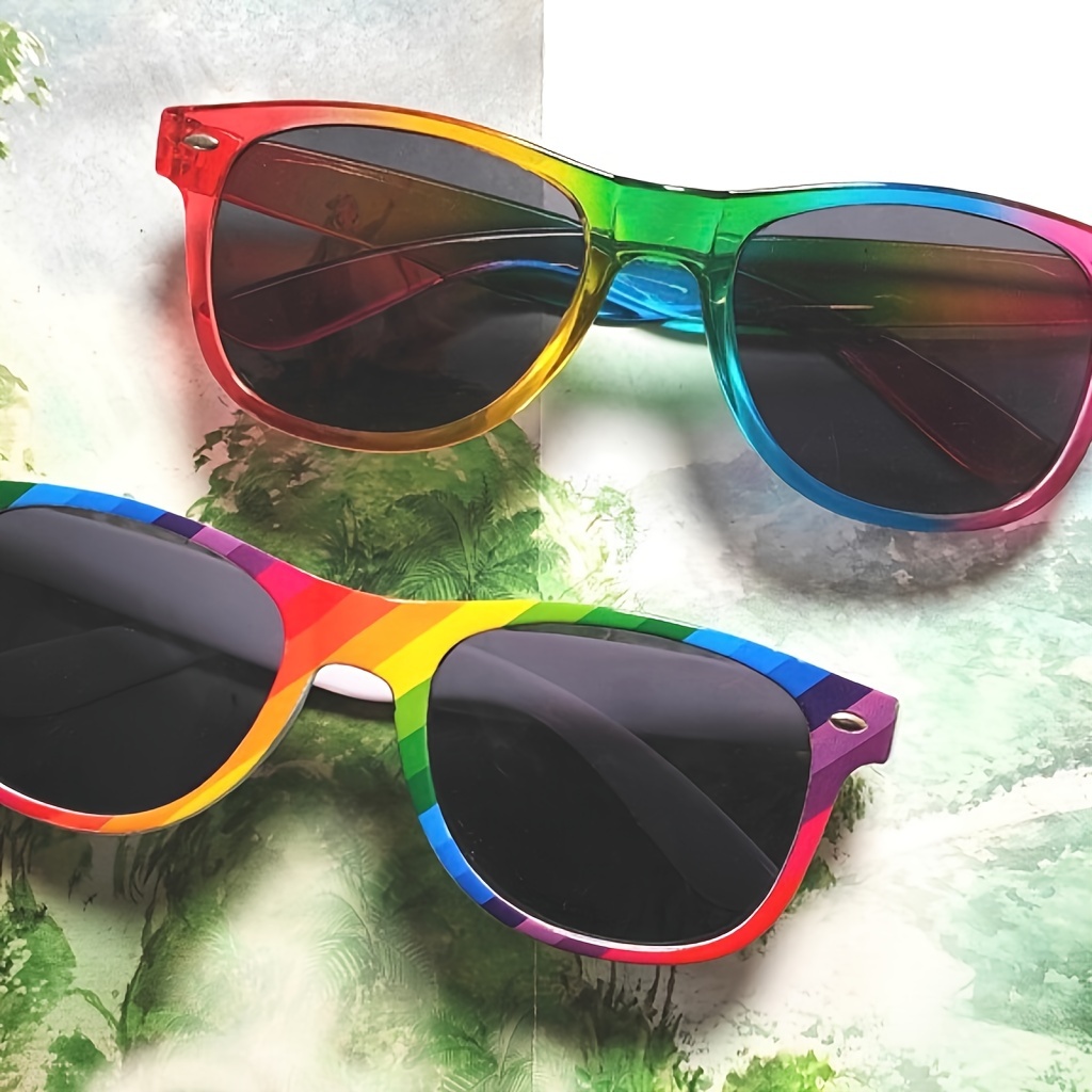 Rainbow Party Glasses With Rice Rivets - Fun & Festive Decorative Eyewear For Costumes And Accessories
Rainbow Party Glasses With Rice Rivets - Fun & Festive Decorative Eyewear For Costumes And Accessories