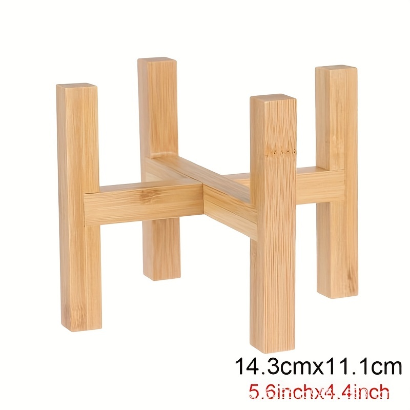 1pc, Bamboo Flower Stand New Chinese Outdoor Flower Pot Stand Simple Solid Wood Indoor Household Balcony Original Wood Color Cross Flower Stand For Indoor Outdoor Garden Supplies
1pc, Bamboo Flower Stand New Chinese Outdoor Flower Pot Stand Simple Solid Wood Indoor Household Balcony Original Wood Color Cross Flower Stand For Indoor Outdoor Garden Supplies