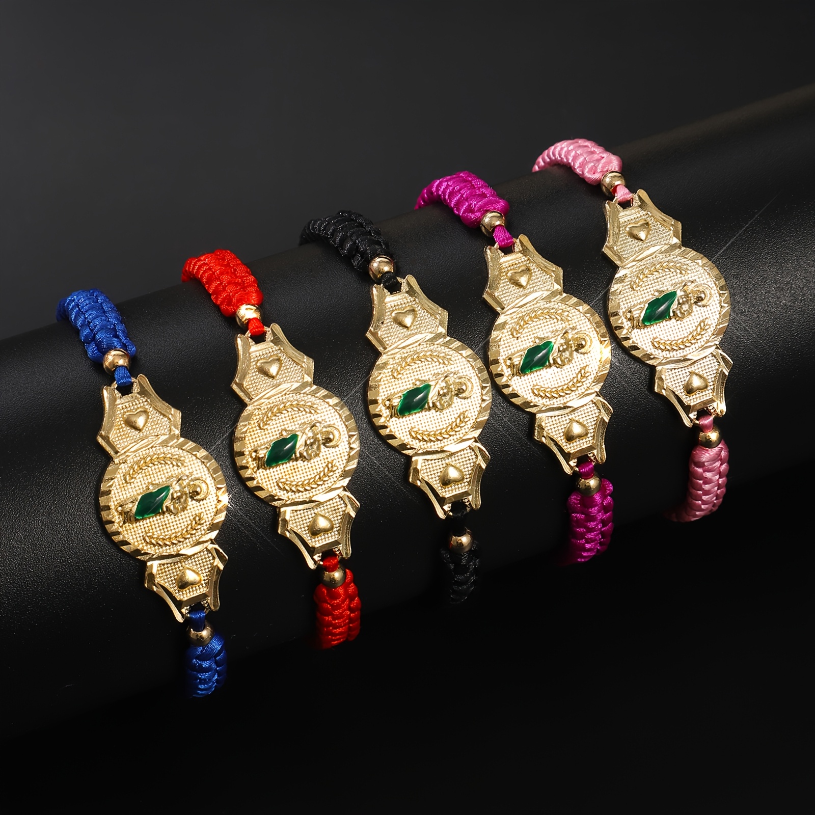 Elegant Vintage-inspired Woven Bracelet With Copper Pendant - Accents, Zinc Alloy, Parties & Gifts, Jewelry, Body Protection
Elegant Vintage-inspired Woven Bracelet With Copper Pendant - Accents, Zinc Alloy, Parties & Gifts, Jewelry, Body Protection