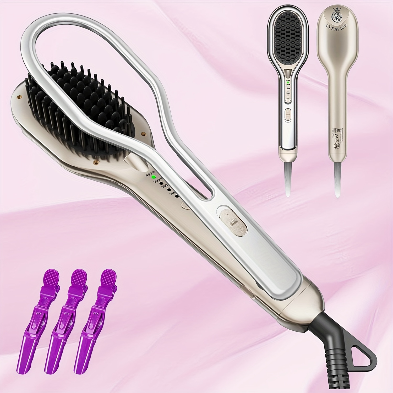 Hair Straightener Brush Mini Portable Small Hot Brush Straightening Brush Wide Non Damaging Travel Size Dual Voltage For For Women Ceramic
Hair Straightener Brush Mini Portable Small Hot Brush Straightening Brush Wide Non Damaging Travel Size Dual Voltage For For Women Ceramic