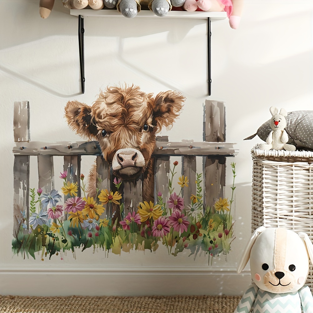 Fence & Floral Wall Decals - , Multi-surface For Bedroom, Living Room, Entryway, Dorm Decor 
Fence & Floral Wall Decals - , Multi-surface For Bedroom, Living Room, Entryway, Dorm Decor