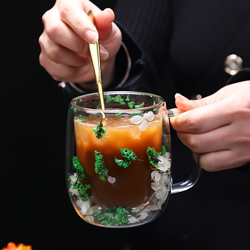 Real Flower Dry Flower Double-layer High Borosilicate Glass Cup - Office, Bar, Or Home - Hand Wash Only - Insulated - Adult Use - - Reusable - 250ml Capacity
Real Flower Dry Flower Double-layer High Borosilicate Glass Cup - Office, Bar, Or Home - Hand Wash Only - Insulated - Adult Use - - Reusable - 250ml Capacity