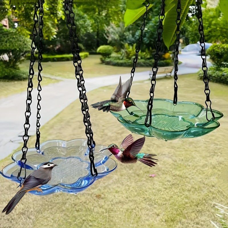 Hanging Bird Feeder Tray, Flower Design Wild Bird Feeder, Outdoor Garden Hanging Wild Bird Feeder Tray With Chain For Outdoor, Garden
Hanging Bird Feeder Tray, Flower Design Wild Bird Feeder, Outdoor Garden Hanging Wild Bird Feeder Tray With Chain For Outdoor, Garden