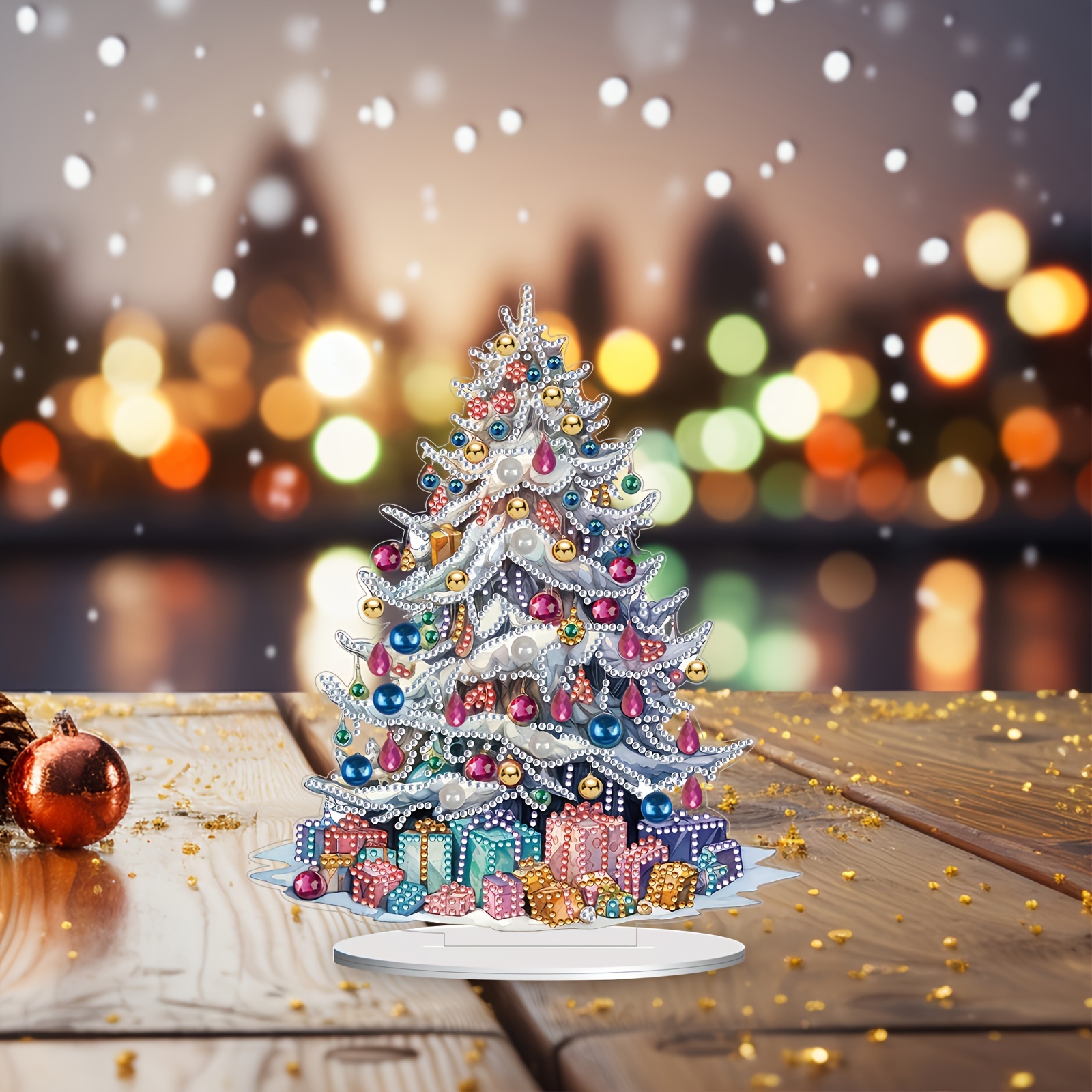 Diy Acrylic Diamond Art Kit - Colorful Christmas Tree Design | Unique Shaped Diamonds For Desk Decor & Crafts | Home Decoration Gift Set
Diy Acrylic Diamond Art Kit - Colorful Christmas Tree Design | Unique Shaped Diamonds For Desk Decor & Crafts | Home Decoration Gift Set