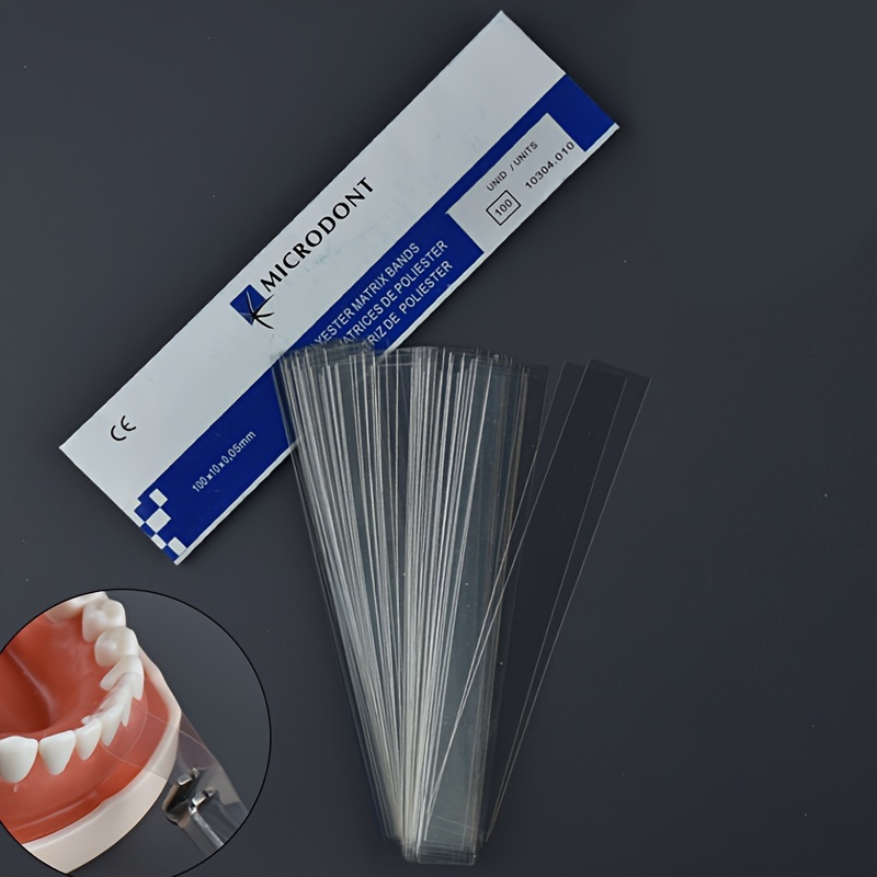 100pcs Dental Isolation Sheets Resin Polyester Film Shaping Sheets Polyester Base With Dental Gap Paper Dental Gap Isolation Sheets Material Base, Without Base Fixer
100pcs Dental Isolation Sheets Resin Polyester Film Shaping Sheets Polyester Base With Dental Gap Paper Dental Gap Isolation Sheets Material Base, Without Base Fixer