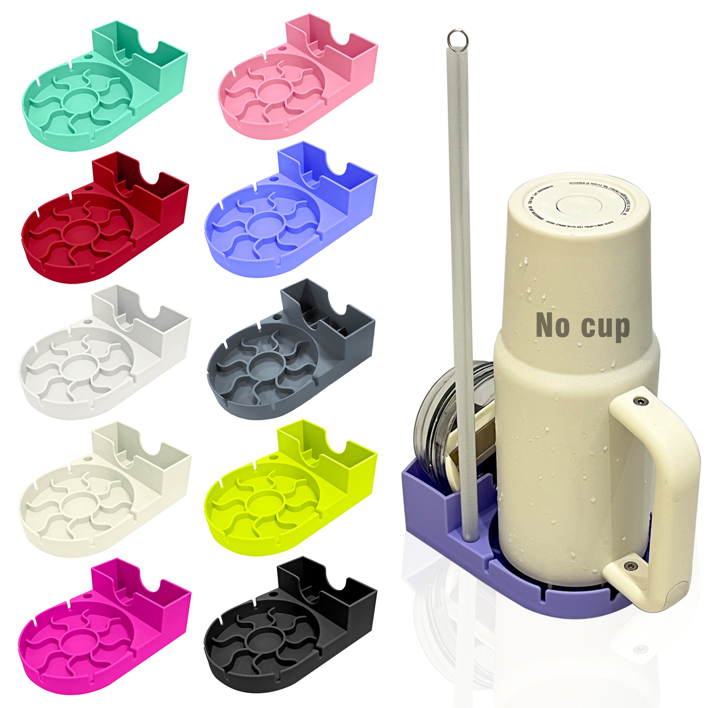 Space-saving Silicone Water Bottle Drying Rack - Non-slip, Kitchen Countertops & Outdoor Use
Space-saving Silicone Water Bottle Drying Rack - Non-slip, Kitchen Countertops & Outdoor Use
