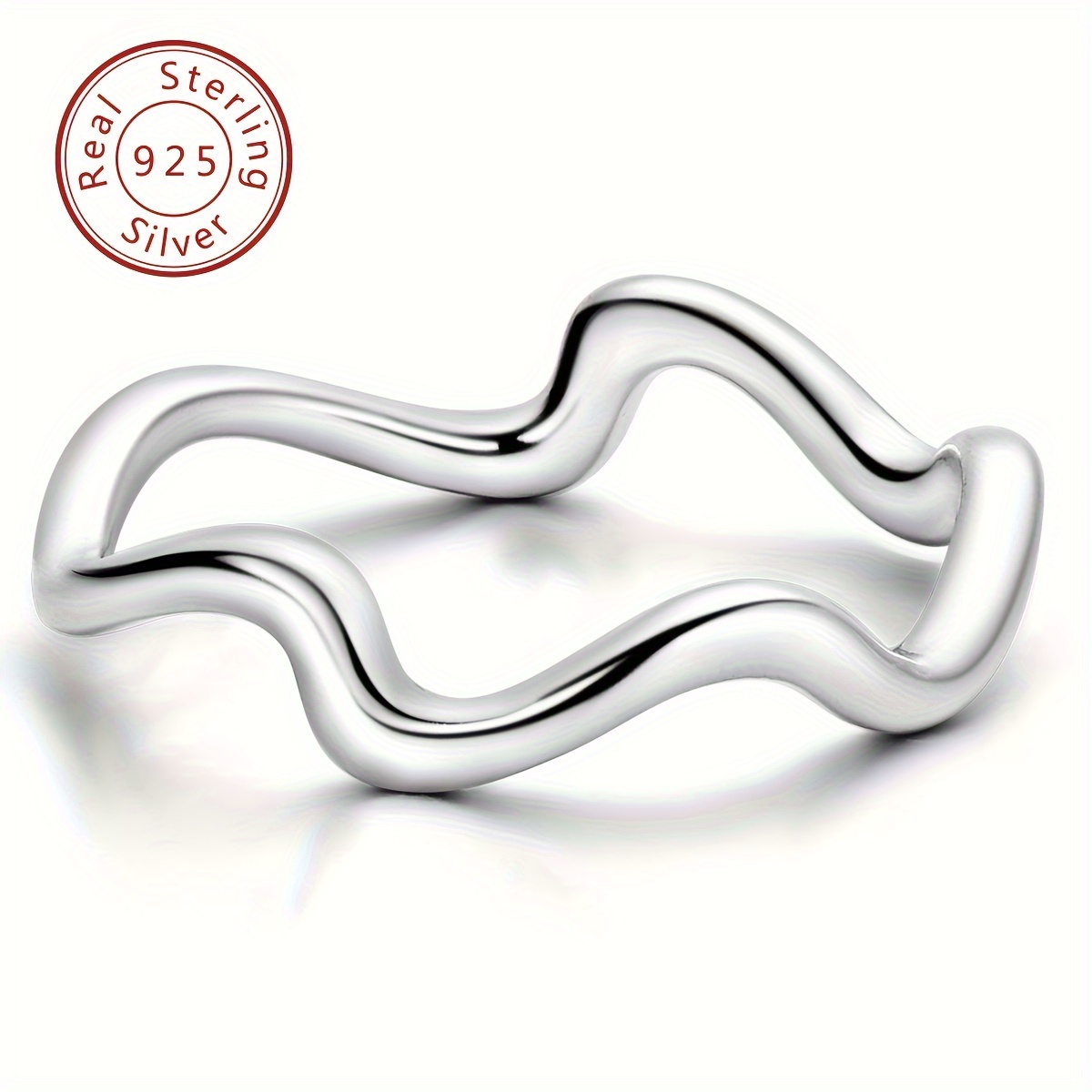 925 Sterling Silver High-quality Simple Line Ring Wedding Rings For Women Wedding Luxury Jewelry Anniversary Gift
925 Sterling Silver High-quality Simple Line Ring Wedding Rings For Women Wedding Luxury Jewelry Anniversary Gift