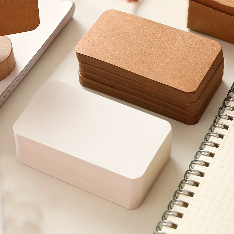 Creative Blank Card Stock 50/100pcs, Textured , Paper Cards For Postcards, Graffiti, Bookmarks, Message Notes, Flashcards
Creative Blank Card Stock 50/100pcs, Textured , Paper Cards For Postcards, Graffiti, Bookmarks, Message Notes, Flashcards
