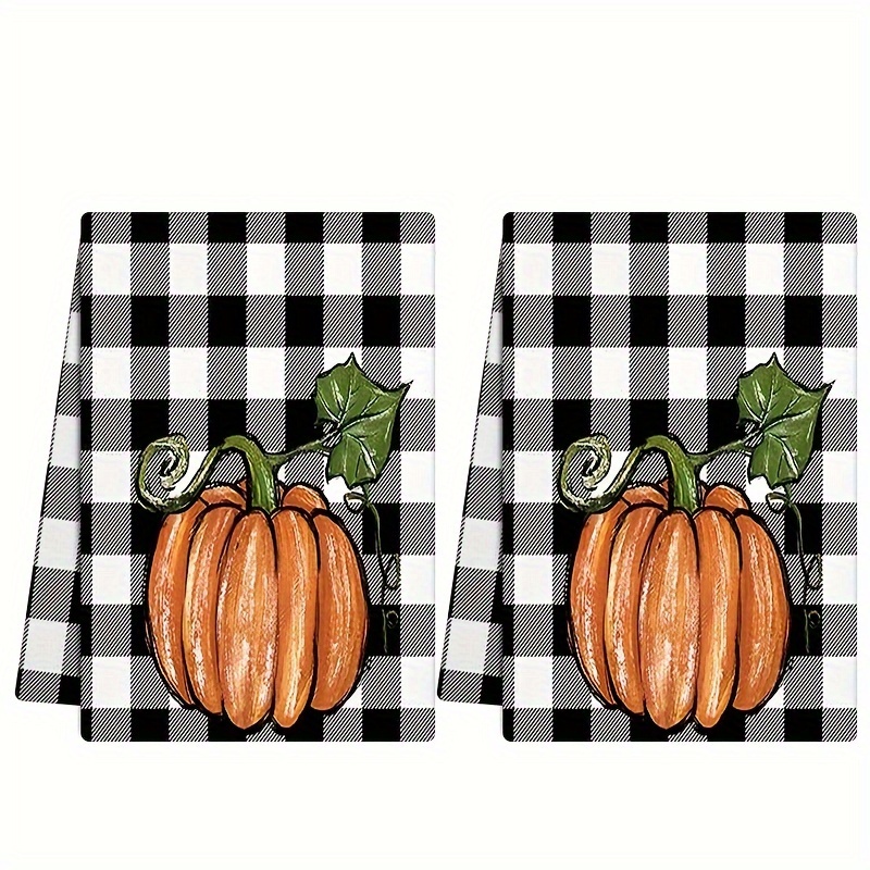 2pcs Vintage Pumpkin Kitchen Towels - Polyester, Machine Washable, Perfect For Thanksgiving & Decor
2pcs Vintage Pumpkin Kitchen Towels - Polyester, Machine Washable, Perfect For Thanksgiving & Decor