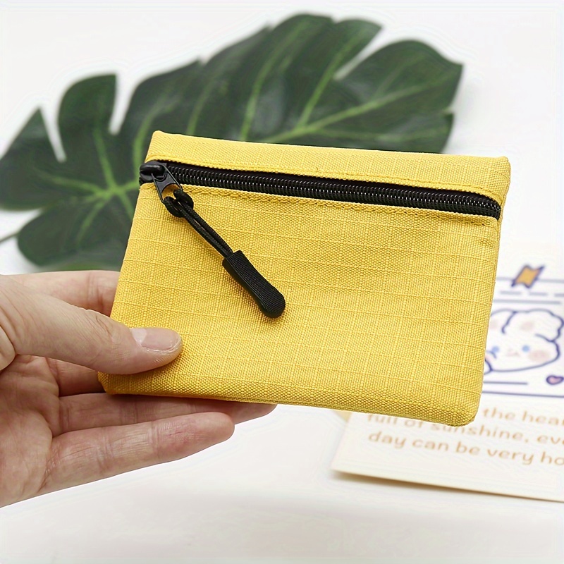 Stylish Women's Mini Coin Purse With Zipper, Solid Pouch, Fabric Material - Hand Washable, Coin Purse Bag
Stylish Women's Mini Coin Purse With Zipper, Solid Pouch, Fabric Material - Hand Washable, Coin Purse Bag