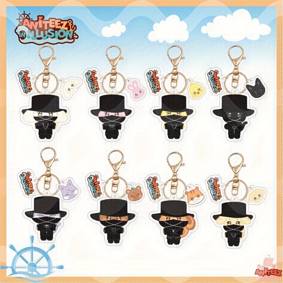 Cute Cartoon Acrylic Keychain, Women's Decorative Round Ring Keyring And Backpack Accessories
Cute Cartoon Acrylic Keychain, Women's Decorative Round Ring Keyring And Backpack Accessories