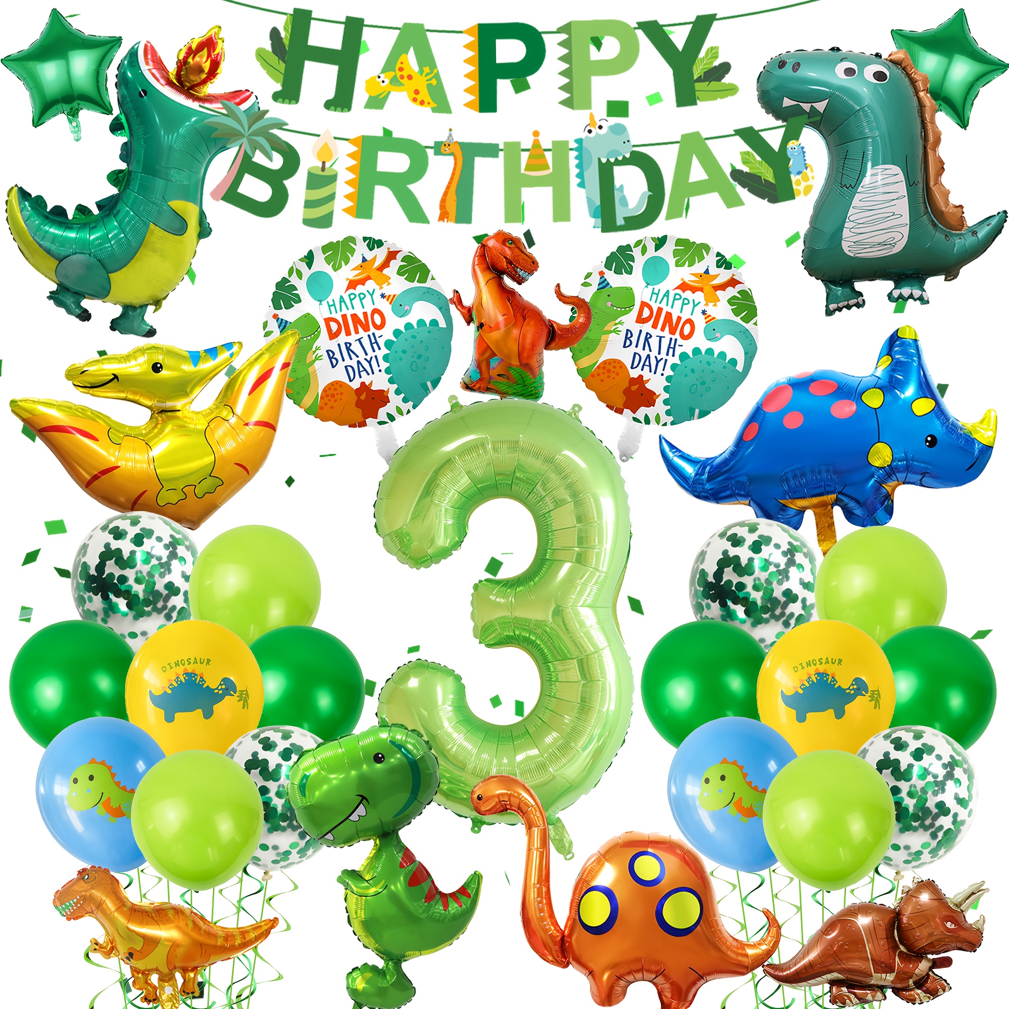 Set, Dinosaur Birthday Decorations, Dinosaur Party Decorations Dinosaur Foil Balloons For 3 Year Old Boys And Girls, Dinosaur Balloons, Foil Balloons, Happy Birthday Banner
Set, Dinosaur Birthday Decorations, Dinosaur Party Decorations Dinosaur Foil Balloons For 3 Year Old Boys And Girls, Dinosaur Balloons, Foil Balloons, Happy Birthday Banner