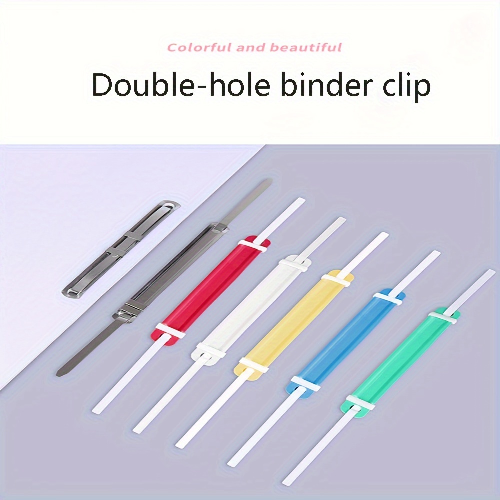 1 Box Of 50pcs Office Document Binding Clip, Metal Color Binder For School Office And Home
1 Box Of 50pcs Office Document Binding Clip, Metal Color Binder For School Office And Home