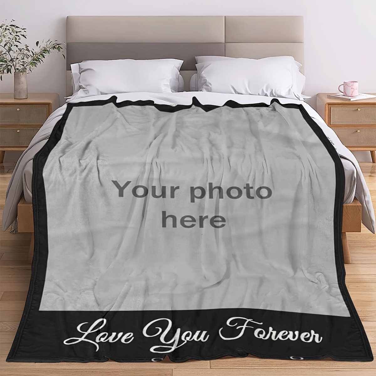 1pc Customizable Fleece Blanket Personalized , Knitted Blanket, - , For Boys, Men, Women, Grandparents, , , 's Day - , , For Bed, Sofa, Camping,
1pc Customizable Fleece Blanket Personalized , Knitted Blanket, - , For Boys, Men, Women, Grandparents, , , 's Day - , , For Bed, Sofa, Camping,