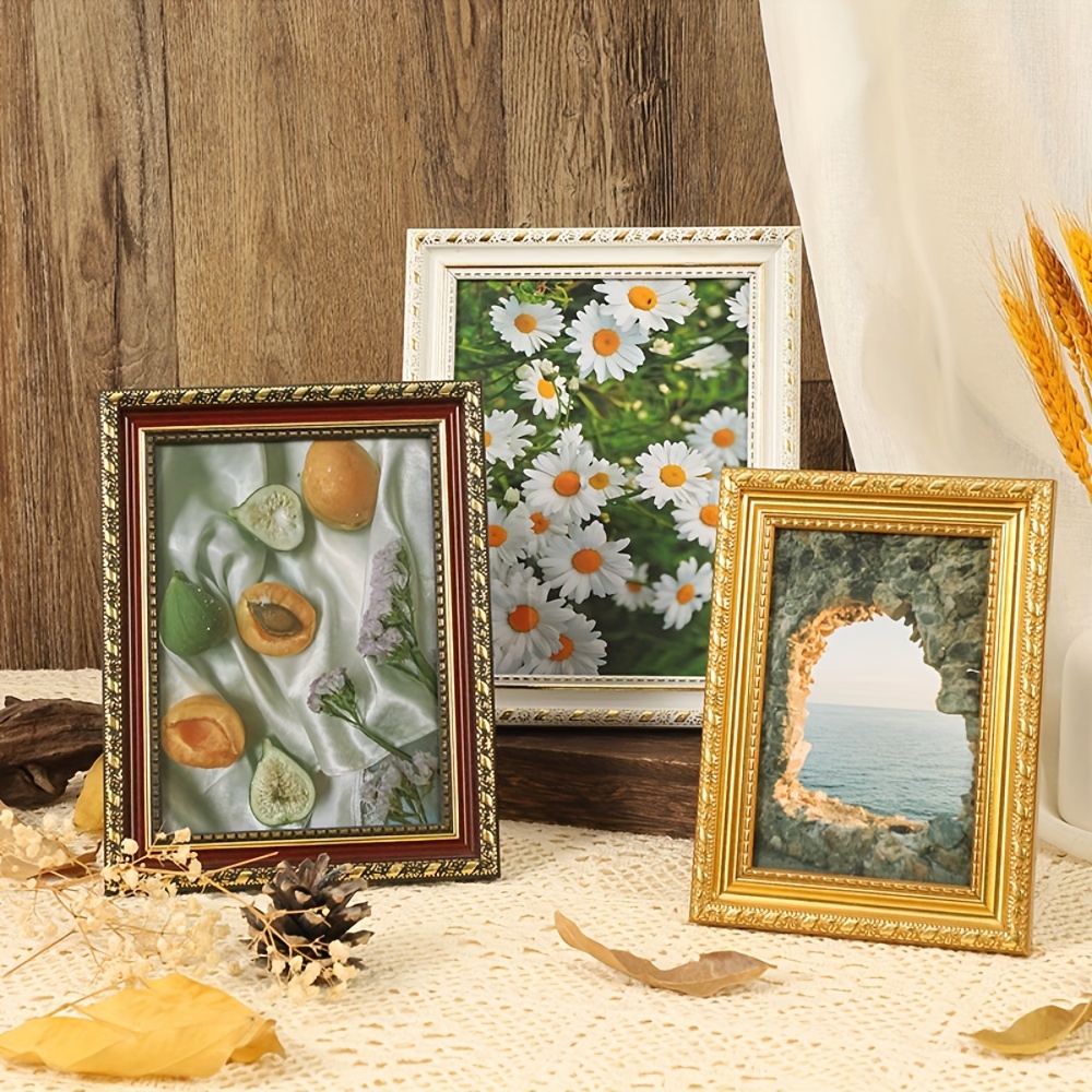 Vintage-inspired Square Photo Frame - Faux Wood, Wall Or Tabletop Display For Home Decor
Vintage-inspired Square Photo Frame - Faux Wood, Wall Or Tabletop Display For Home Decor