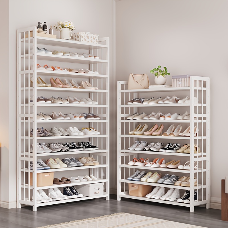 11-layer Bamboo Shoe Rack With Extra Large Capacity, 68-inch High Shoe Rack Storage Rack, Does Not Take , Used In Multiple In , Bathroom, Bedroom, 1-pack
11-layer Bamboo Shoe Rack With Extra Large Capacity, 68-inch High Shoe Rack Storage Rack, Does Not Take , Used In Multiple In , Bathroom, Bedroom, 1-pack