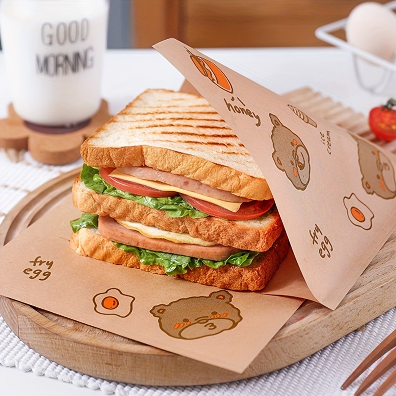 50pcs, Sandwich Wrappers, Disposable Hamburger Wrapping Bags, Greaseproof Bakery Packaging Paper, Baking Tools, Home Kitchen Accessories
50pcs, Sandwich Wrappers, Disposable Hamburger Wrapping Bags, Greaseproof Bakery Packaging Paper, Baking Tools, Home Kitchen Accessories