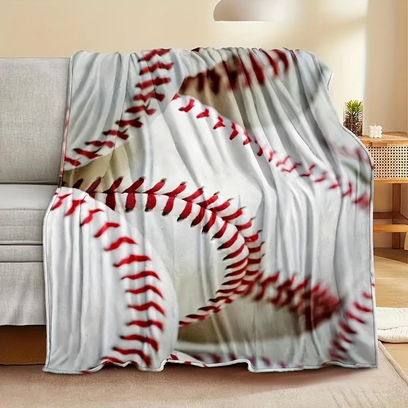 1pc Baseball Throw Blanket, Bed Blanket, Warm Cozy Soft Blanket For Couch Bed Sofa Office Camping
1pc Baseball Throw Blanket, Bed Blanket, Warm Cozy Soft Blanket For Couch Bed Sofa Office Camping