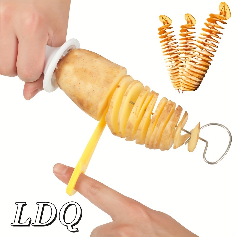 1set Portable Potato For Camping Chips Maker Slicer, Potato Spiral Cutter, Barbecue Tool, Kitchen Accessories, Kitchen Gadgets For Restaurants Food Trucks Eid Al-adha Mubarak
1set Portable Potato For Camping Chips Maker Slicer, Potato Spiral Cutter, Barbecue Tool, Kitchen Accessories, Kitchen Gadgets For Restaurants Food Trucks Eid Al-adha Mubarak