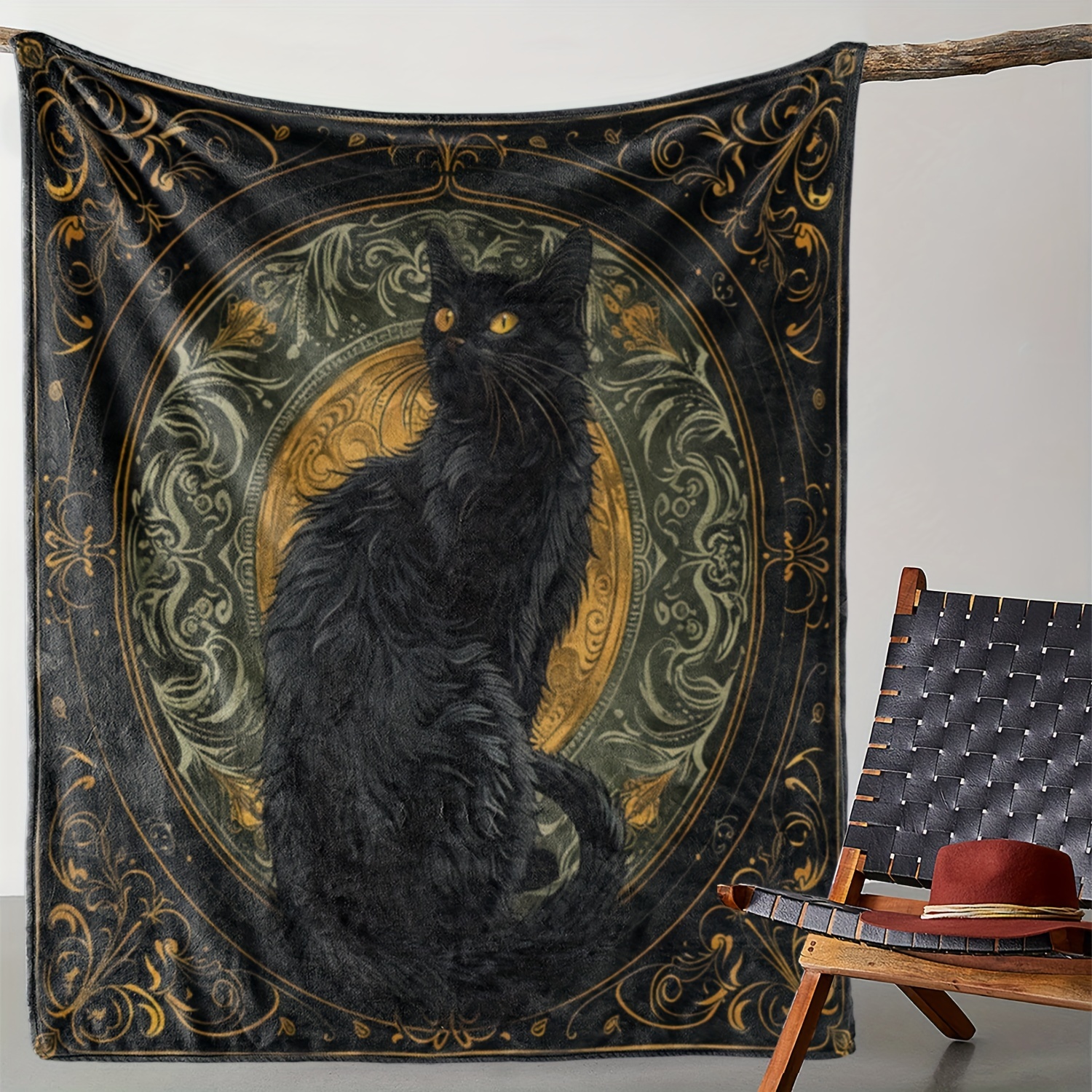 Vintage Black Cat Printed Fleece Blanket: Sofa, Bed, Car, Office, Camping, Travel, And All
Vintage Black Cat Printed Fleece Blanket: Sofa, Bed, Car, Office, Camping, Travel, And All