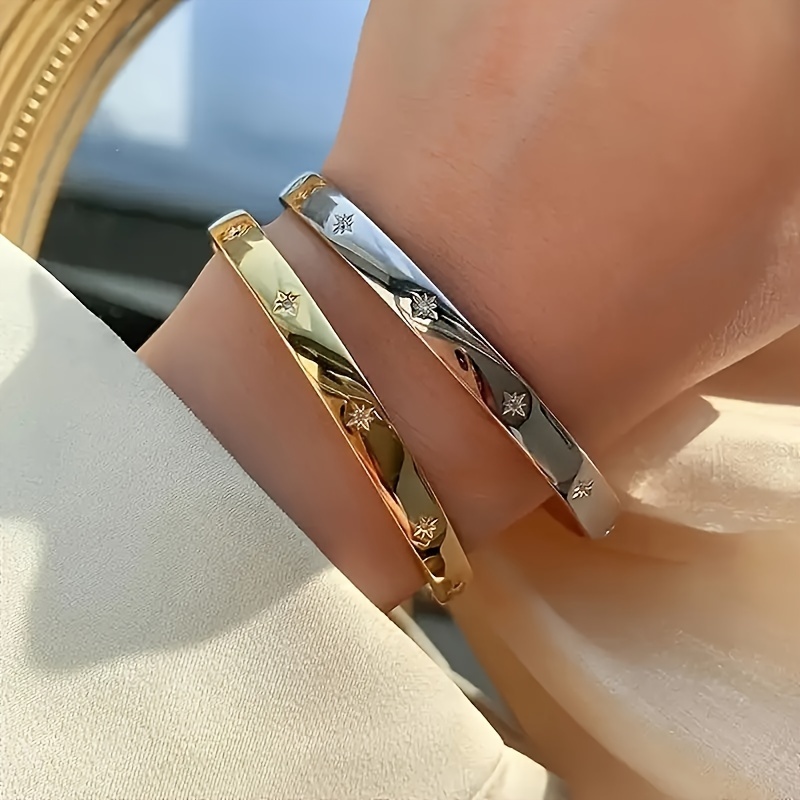 Zirconia Open Adjustable Bracelet Fashionable Women's Cuff Bracelet Girls Birthday Jewelry Gift
Zirconia Open Adjustable Bracelet Fashionable Women's Cuff Bracelet Girls Birthday Jewelry Gift