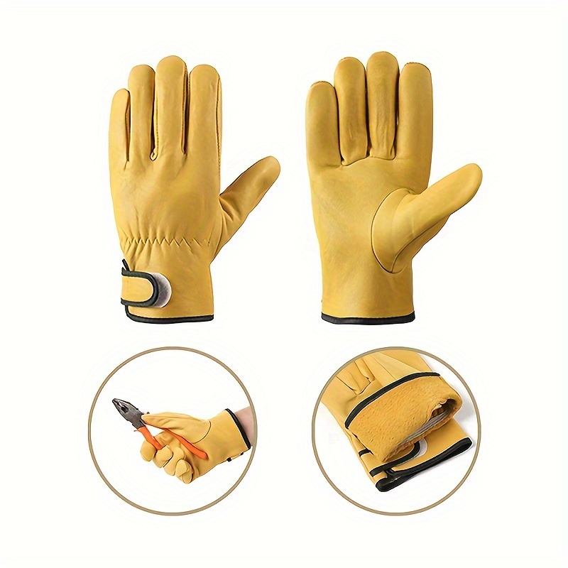 Lead-free Sheepskin Work Gloves, 1 Pair, Durable Protective Safety , Hand Washable With Special Functional Features
Lead-free Sheepskin Work Gloves, 1 Pair, Durable Protective Safety , Hand Washable With Special Functional Features