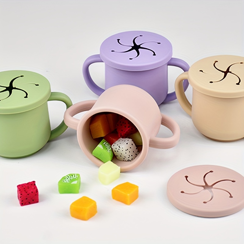 Cup With Lid - Set Of 1, Spill-proof Silicone Snack Container, Portable Toddler Snack Bowl, Bpa-free, Leak-proof Food Storage For Fruits And Snacks, 0-3 Years Old
Cup With Lid - Set Of 1, Spill-proof Silicone Snack Container, Portable Toddler Snack Bowl, Bpa-free, Leak-proof Food Storage For Fruits And Snacks, 0-3 Years Old
