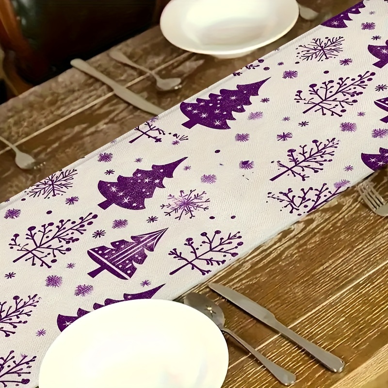1pc Christmas Table - Rectangular Table Purple Pattern For & Dining, , 's & Decorations
1pc Christmas Table - Rectangular Table Purple Pattern For & Dining, , 's & Decorations
