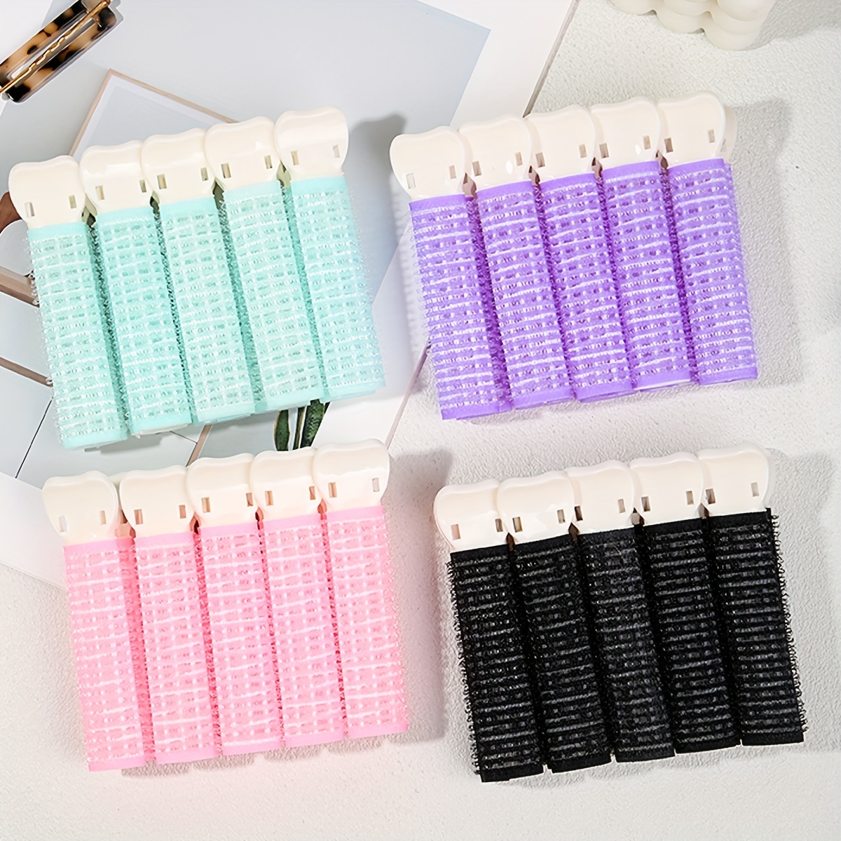 5-pack Volumizing Hair Clips, Plastic Minimalist Oval Shaped Root Lifting Hair Clamps With Solid , Reusable Fluffy Styling Hair Hair Types - Black, Rose, Purple, 14+
5-pack Volumizing Hair Clips, Plastic Minimalist Oval Shaped Root Lifting Hair Clamps With Solid , Reusable Fluffy Styling Hair Hair Types - Black, Rose, Purple, 14+