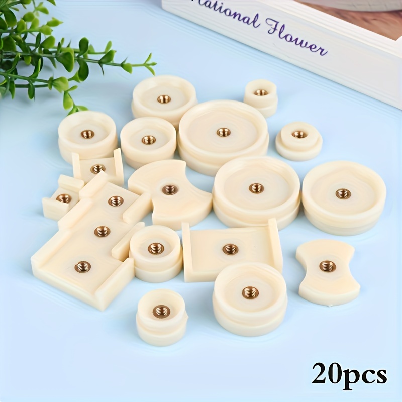 20pcs Rubber Watch Repair Molds Set, Diy Watch Front Back Case Cover Screw Presser Accessories Kit, No Required
20pcs Rubber Watch Repair Molds Set, Diy Watch Front Back Case Cover Screw Presser Accessories Kit, No Required