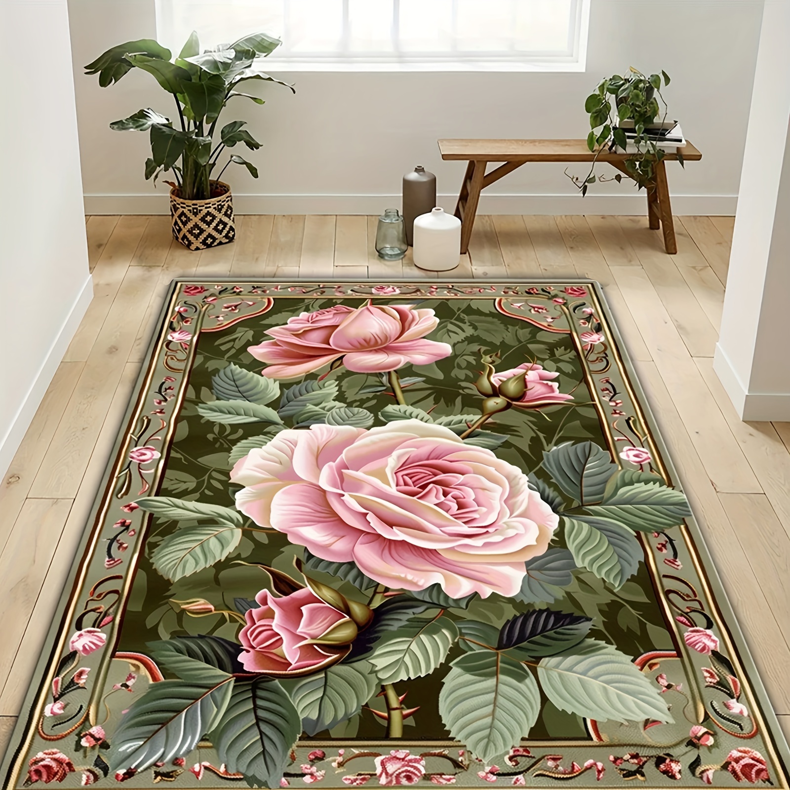 Soft & Non-slip Pattern Area Rug - , Easy-clean Polyester Floor Mat For Living Room And Kitchen Decor
Soft & Non-slip Pattern Area Rug - , Easy-clean Polyester Floor Mat For Living Room And Kitchen Decor