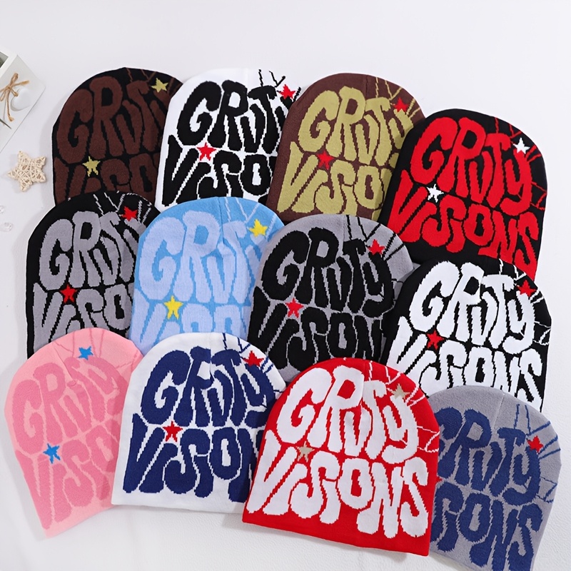 Y2k Reversible Knit Beanie With Spider Web & "griffy " Design - Candy-colored, Skull Cap In Acrylic, Hand Washable - Trendy Hip-hop Style For , Urban Fashion Cap|y2k Fashion Cap|acrylic Knit Hat
Y2k Reversible Knit Beanie With Spider Web & "griffy " Design - Candy-colored, Skull Cap In Acrylic, Hand Washable - Trendy Hip-hop Style For , Urban Fashion Cap|y2k Fashion Cap|acrylic Knit Hat