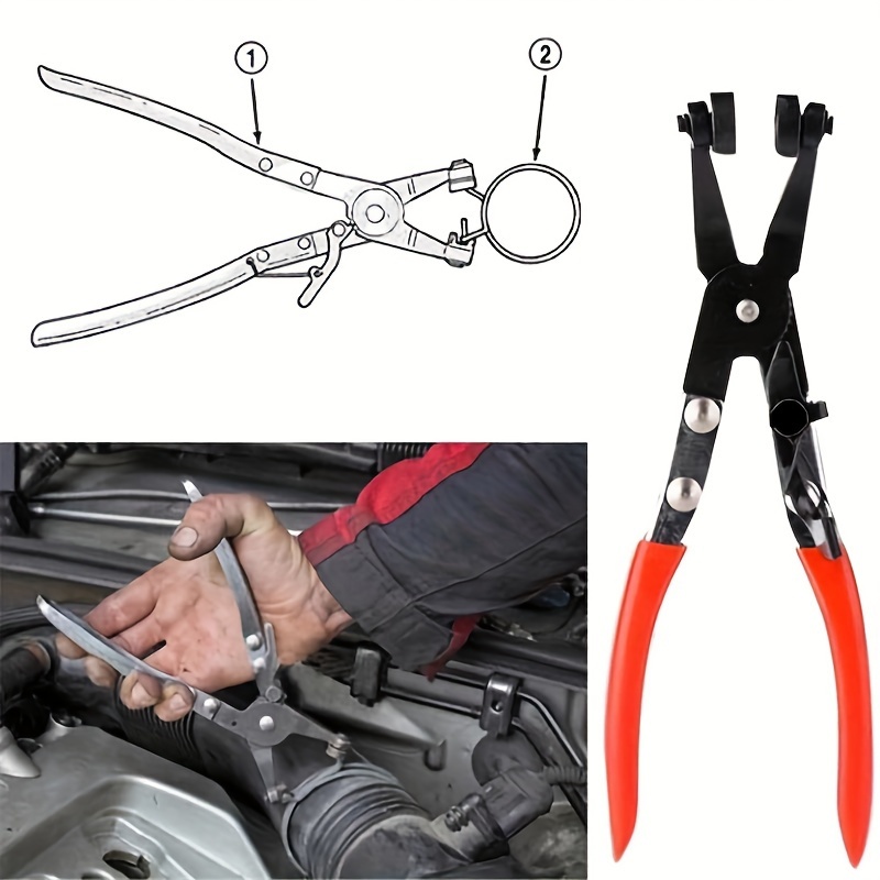 Car Hose Clamp Pliers For Fuel & Coolant Hose Pipe Clips For Auto Car Repair Water Pipe Removal Tool
Car Hose Clamp Pliers For Fuel & Coolant Hose Pipe Clips For Auto Car Repair Water Pipe Removal Tool