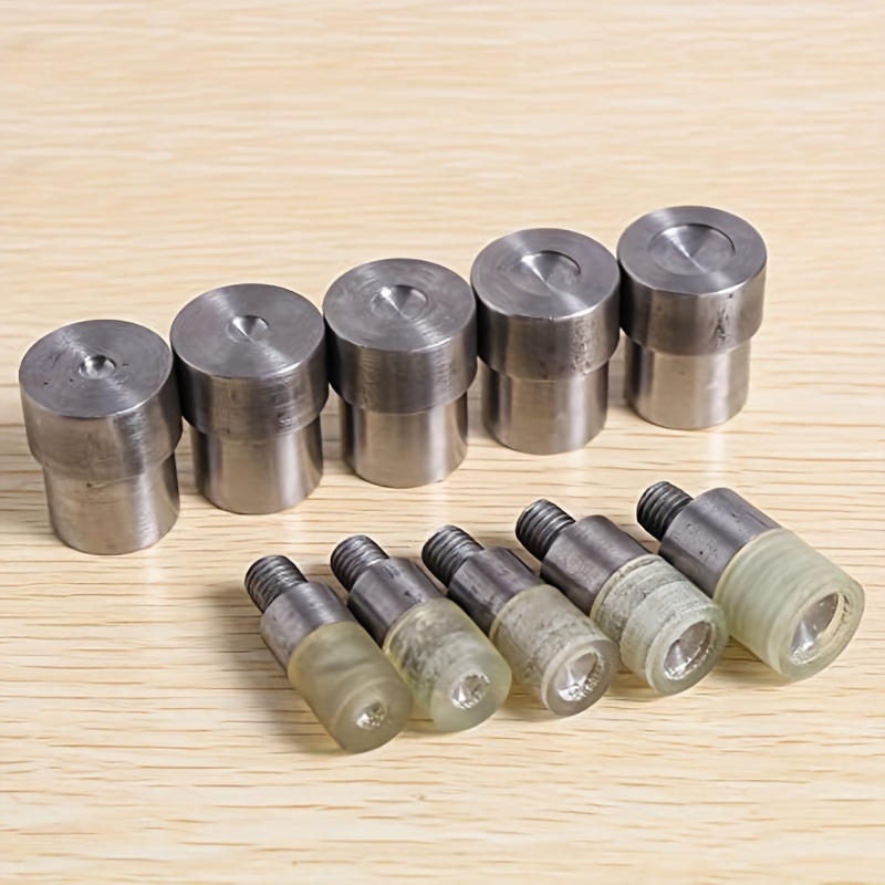 Leathercraft Rivets Steel Setting Tool Kit - Die Set, 5 (5mm/6mm/8mm/10mm/12mm) - Metal For And Diy
Leathercraft Rivets Steel Setting Tool Kit - Die Set, 5 (5mm/6mm/8mm/10mm/12mm) - Metal For And Diy