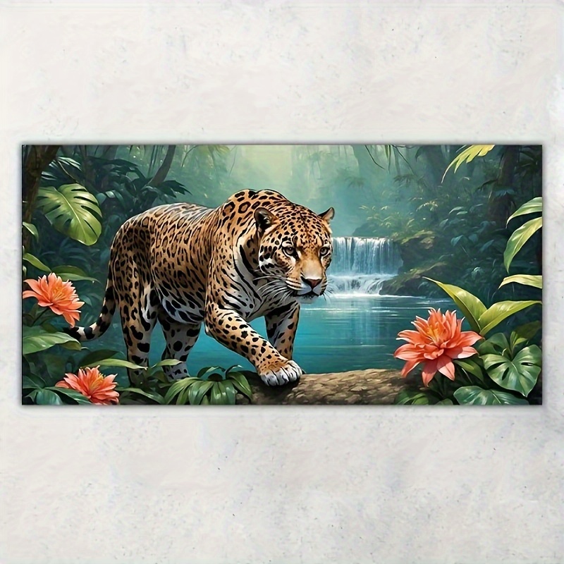 Stunning Leopard Canvas Art Print - Frameless Wall Decor For Living Room, Bedroom, Office, And Bathroom
Stunning Leopard Canvas Art Print - Frameless Wall Decor For Living Room, Bedroom, Office, And Bathroom