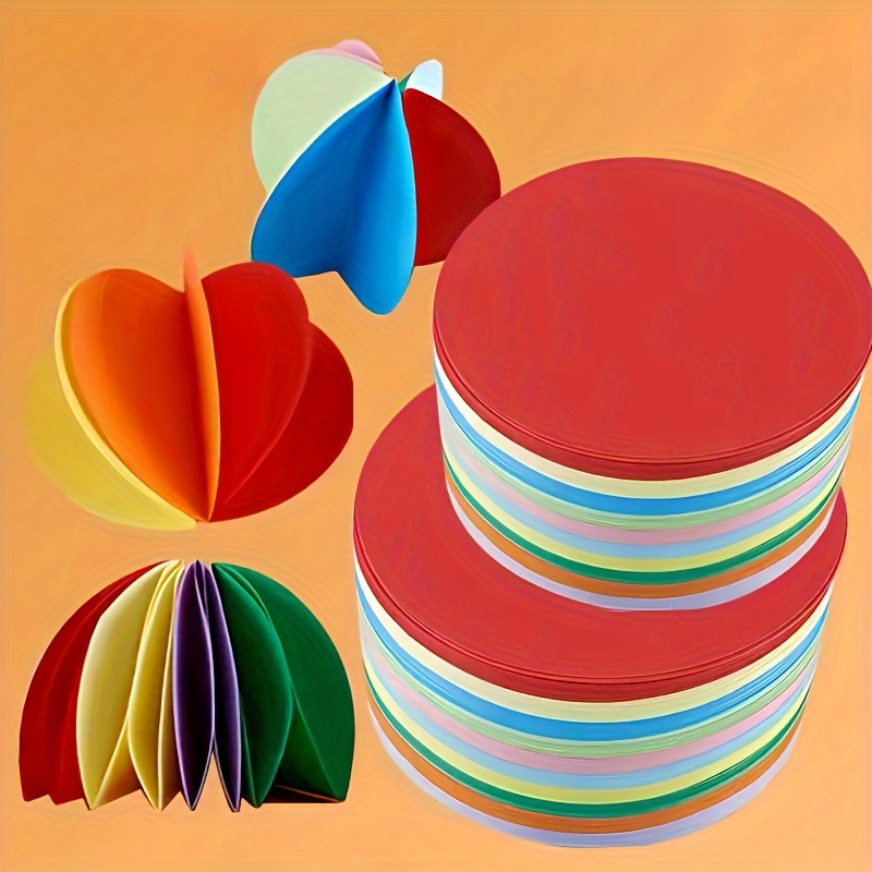 500pcs Paper, 10 Colors × 50 Paper , Round Cardboard Origami Thickened Round Paper, Hand Graffiti Painting Paper, Hand Diy Art Origami
500pcs Paper, 10 Colors × 50 Paper , Round Cardboard Origami Thickened Round Paper, Hand Graffiti Painting Paper, Hand Diy Art Origami