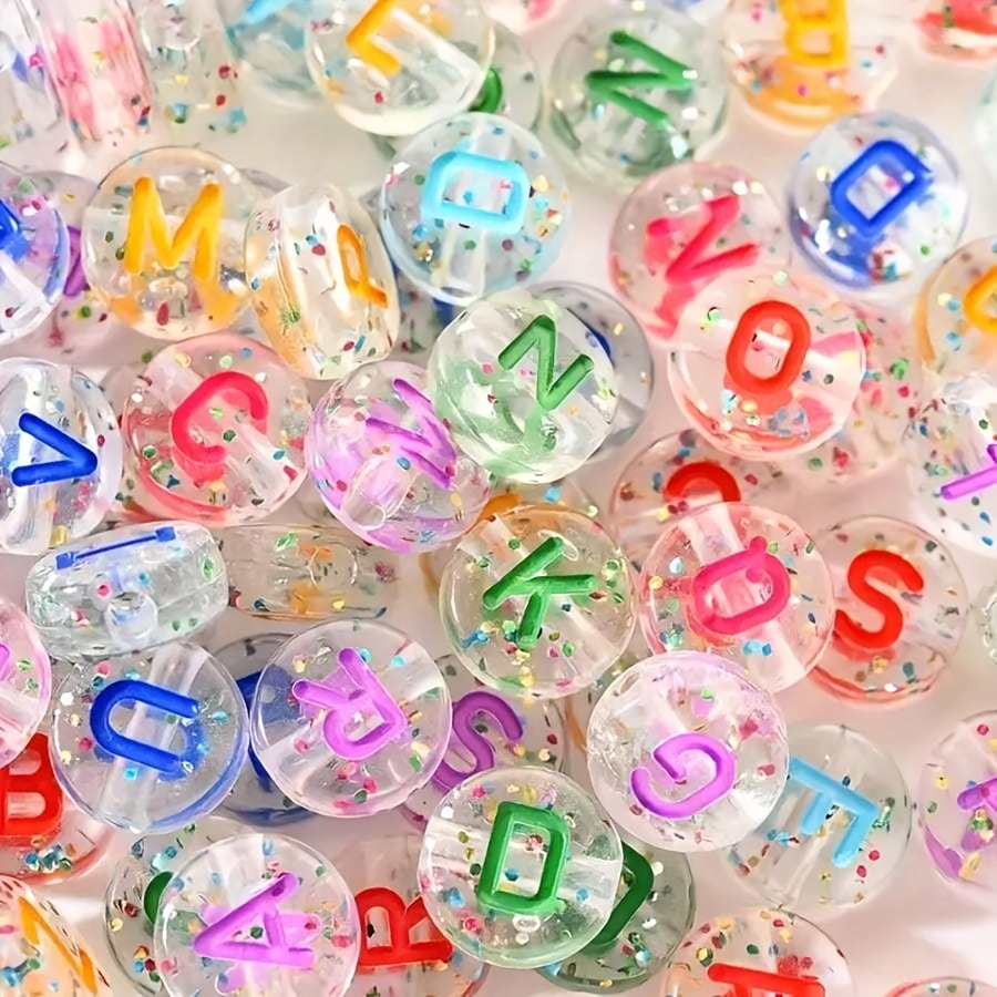 Lot de Perles Acryliques Scintillantes en d' - de Lettres Transparentes Bracelets DIY, & Chaînes de Téléphone - Fournitures la de de
Lot de Perles Acryliques Scintillantes en d' - de Lettres Transparentes Bracelets DIY, & Chaînes de Téléphone - Fournitures la de de