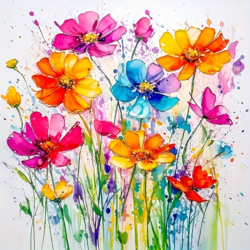 Diy Diamond Painting Kit - Floral Design With Canvas, Artificial Diamond Art Craft Set Diamond Painting Kits Diamond Art Kits
Diy Diamond Painting Kit - Floral Design With Canvas, Artificial Diamond Art Craft Set Diamond Painting Kits Diamond Art Kits
