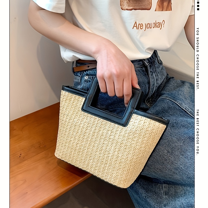 Chic Korean Fashion Satchel Bag For Women 2024, Handbag, Vintage Woven Ethnic Style, Stylish Bag
Chic Korean Fashion Satchel Bag For Women 2024, Handbag, Vintage Woven Ethnic Style, Stylish Bag