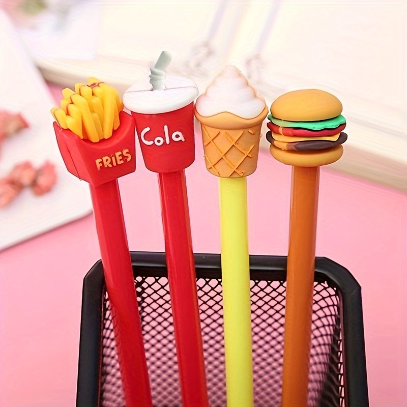 4pcs/set Creative Cute Fries Cola Gel Pen School Writing Kawaii Stationery 0.5mm Black Ink Business Office Signature Supplies
4pcs/set Creative Cute Fries Cola Gel Pen School Writing Kawaii Stationery 0.5mm Black Ink Business Office Signature Supplies
