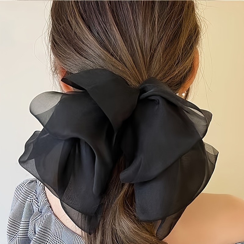 Barrettes à cheveux élégantes en mousseline de soie - Style français, barrettes de queue de unie, accessoires pour cheveux et
Barrettes à cheveux élégantes en mousseline de soie - Style français, barrettes de queue de unie, accessoires pour cheveux et