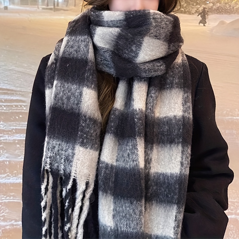 Women's Scarf, Winter Thickened , Vintage Style, , Polyester, Machine Washable & Dry , Long Shawl For Outdoor Use, Self-heating, Snowproof, Knitted
Women's Scarf, Winter Thickened , Vintage Style, , Polyester, Machine Washable & Dry , Long Shawl For Outdoor Use, Self-heating, Snowproof, Knitted