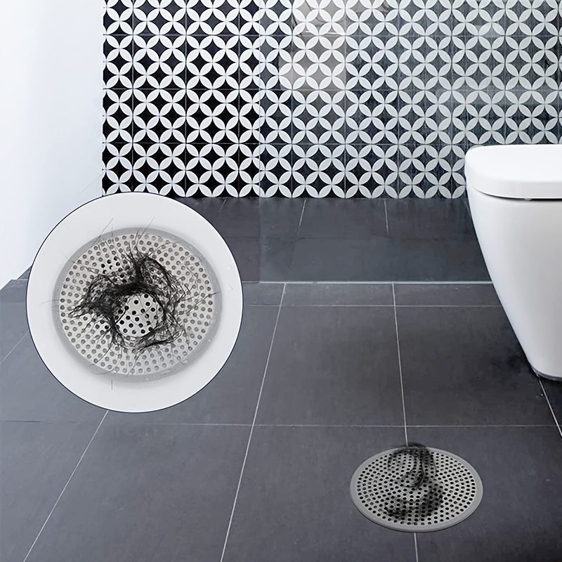 304 Stainless Steel Shower Drain Hair Catcher, Floor Drain Trap, Shower Drain Protector, Multifunctional Drain Filter For Home Bathroom Accessories Essentials
304 Stainless Steel Shower Drain Hair Catcher, Floor Drain Trap, Shower Drain Protector, Multifunctional Drain Filter For Home Bathroom Accessories Essentials