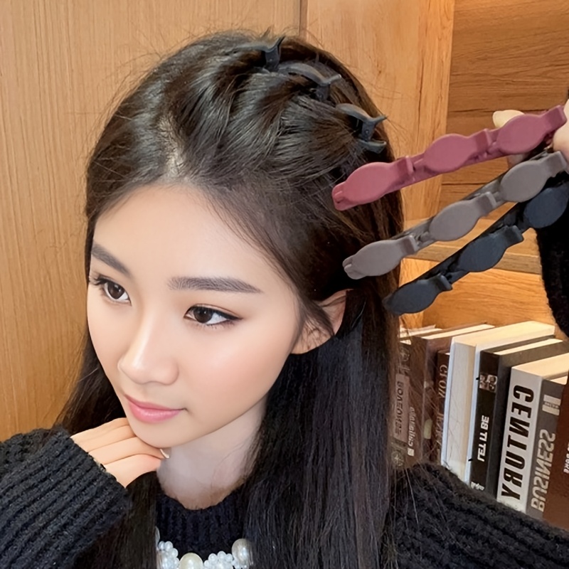 6pcs Set Hip Hop Style Plastic Hairpins, Oblong Solid Color Hair Accessories, Braided Hairpin, Forehead Clip, Headdress, Side Duck Clip For Bangs And Hairstyling
6pcs Set Hip Hop Style Plastic Hairpins, Oblong Solid Color Hair Accessories, Braided Hairpin, Forehead Clip, Headdress, Side Duck Clip For Bangs And Hairstyling