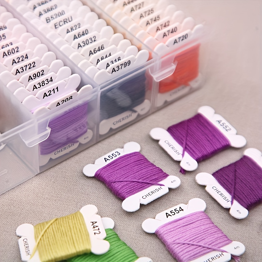 150-color Embroidery Floss Kit, 100% Fabric , With 3-tier Clear Organizer Box & Stitch Accessories For Diy Crafts And Art Projects, Transparent Storage Box, Art Supplies
150-color Embroidery Floss Kit, 100% Fabric , With 3-tier Clear Organizer Box & Stitch Accessories For Diy Crafts And Art Projects, Transparent Storage Box, Art Supplies