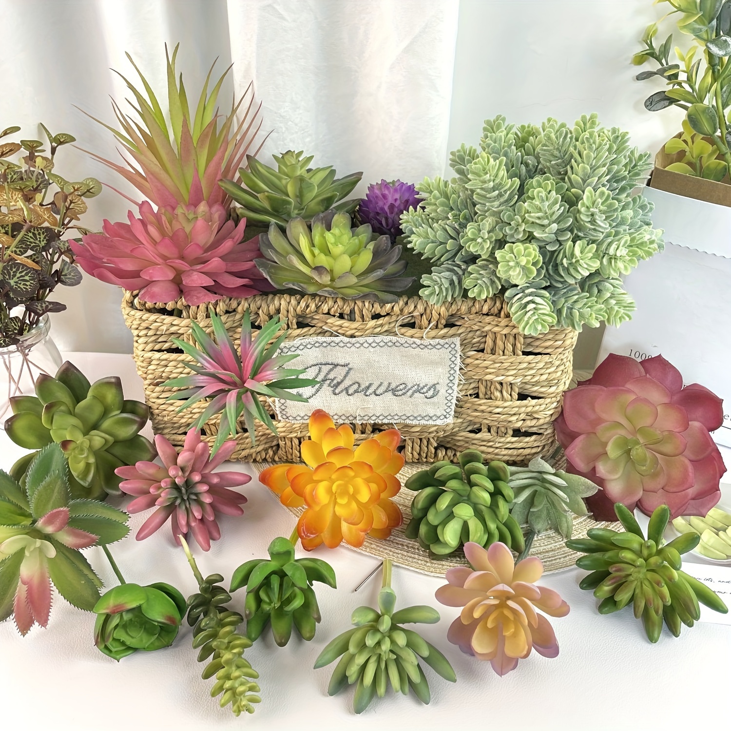 10pcs Mini Artificial Succulents - Greenery For Crafts, Home & Outdoor Decor | Thanksgiving
10pcs Mini Artificial Succulents - Greenery For Crafts, Home & Outdoor Decor | Thanksgiving